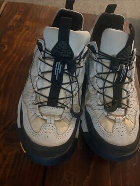 Used Flower Mountain IWANO 2 UNI Suede and technical fabric sneakers -White-Blac